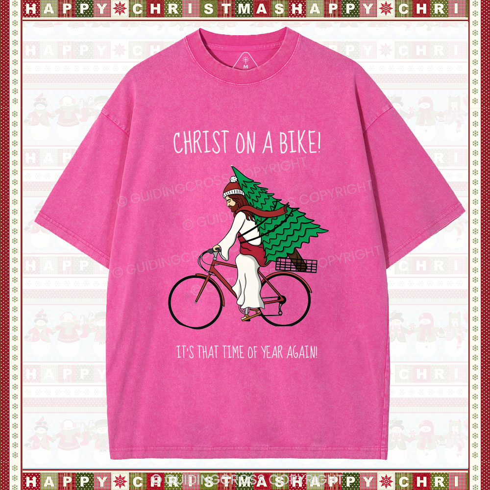 It's That Time Of Year Again Christian Washed T-Shirt
