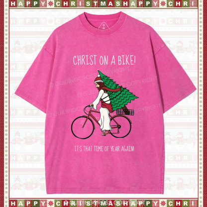 It's That Time Of Year Again Christian Washed T-Shirt