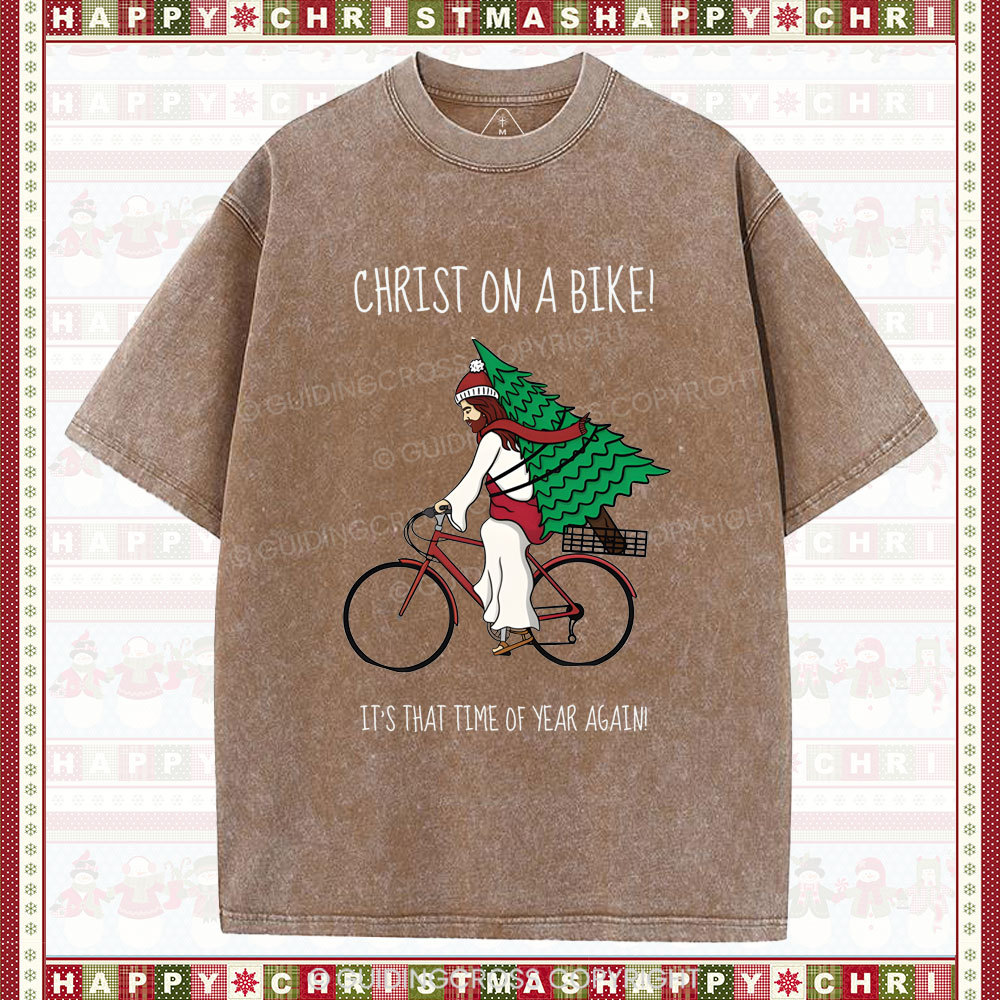 It's That Time Of Year Again Christian Washed T-Shirt