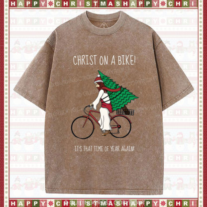 It's That Time Of Year Again Christian Washed T-Shirt
