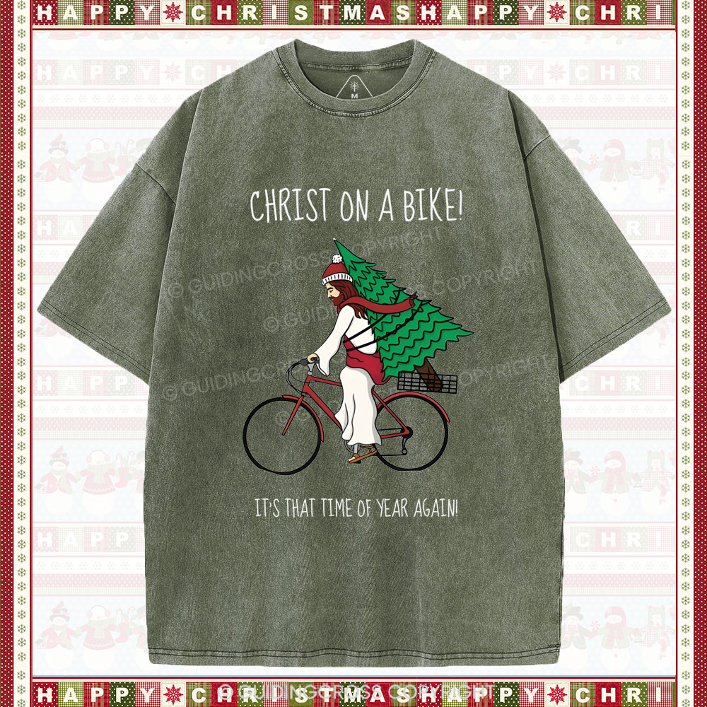 It's That Time Of Year Again Christian Washed T-Shirt