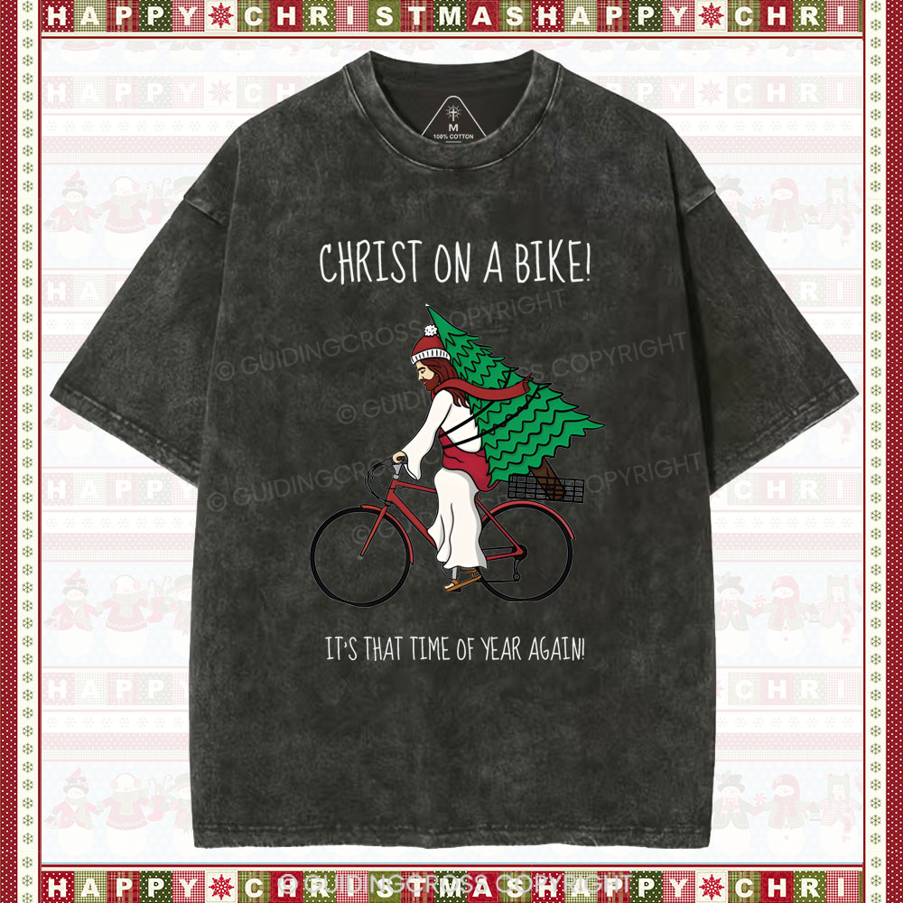 It's That Time Of Year Again Christian Washed T-Shirt