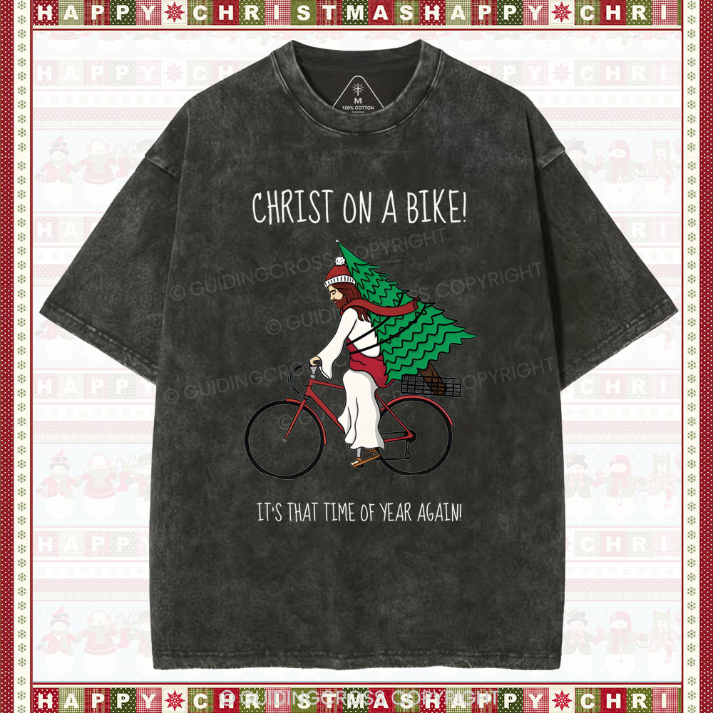 It's That Time Of Year Again Christian Washed T-Shirt