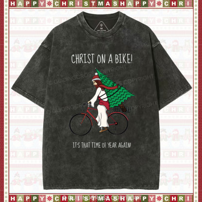 It's That Time Of Year Again Christian Washed T-Shirt