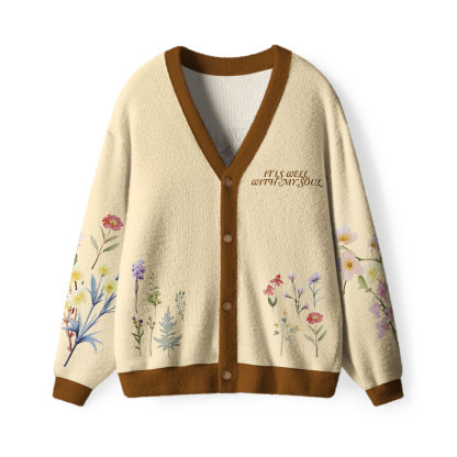 It's Well With My Soul Furry Christian Lightweight Cardigan