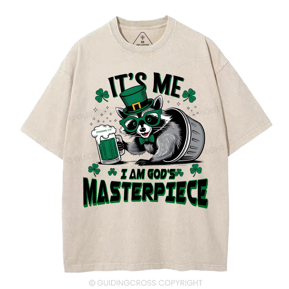It's me I'm God's Masterpiece Christian Washed T-Shirt