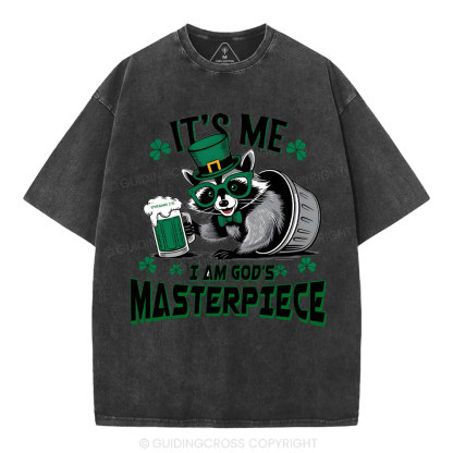 It's me I'm God's Masterpiece Christian Washed T-Shirt
