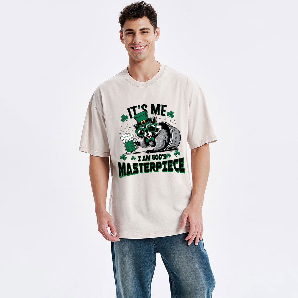 It's me I'm God's Masterpiece Christian Washed T-Shirt