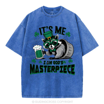 It's me I'm God's Masterpiece Christian Washed T-Shirt