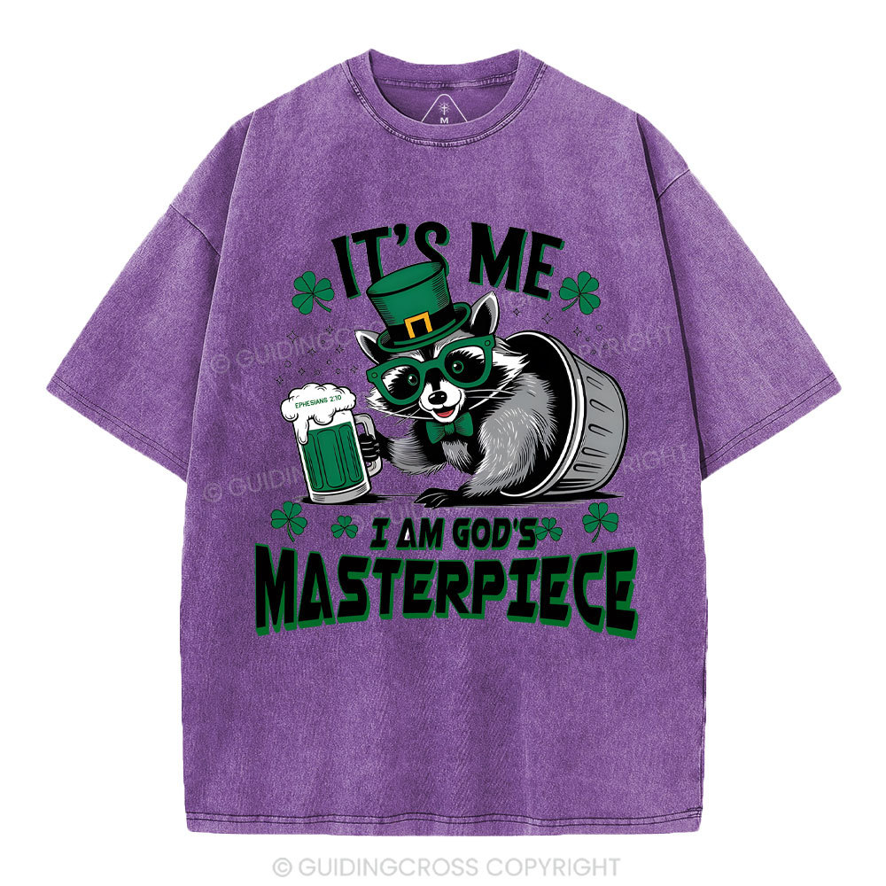 It's me I'm God's Masterpiece Christian Washed T-Shirt