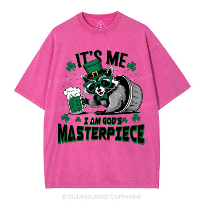 It's me I'm God's Masterpiece Christian Washed T-Shirt