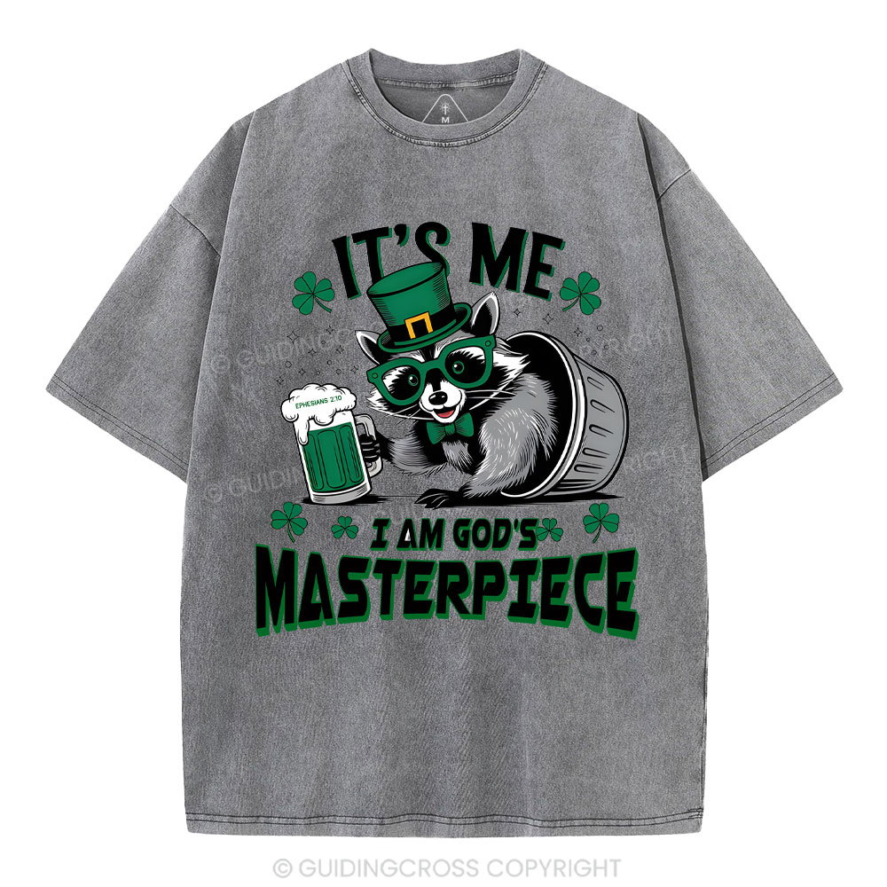 It's me I'm God's Masterpiece Christian Washed T-Shirt