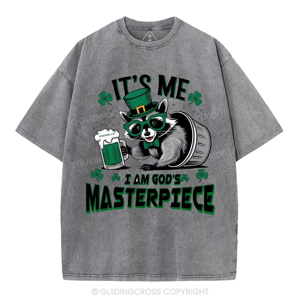 It's me I'm God's Masterpiece Christian Washed T-Shirt