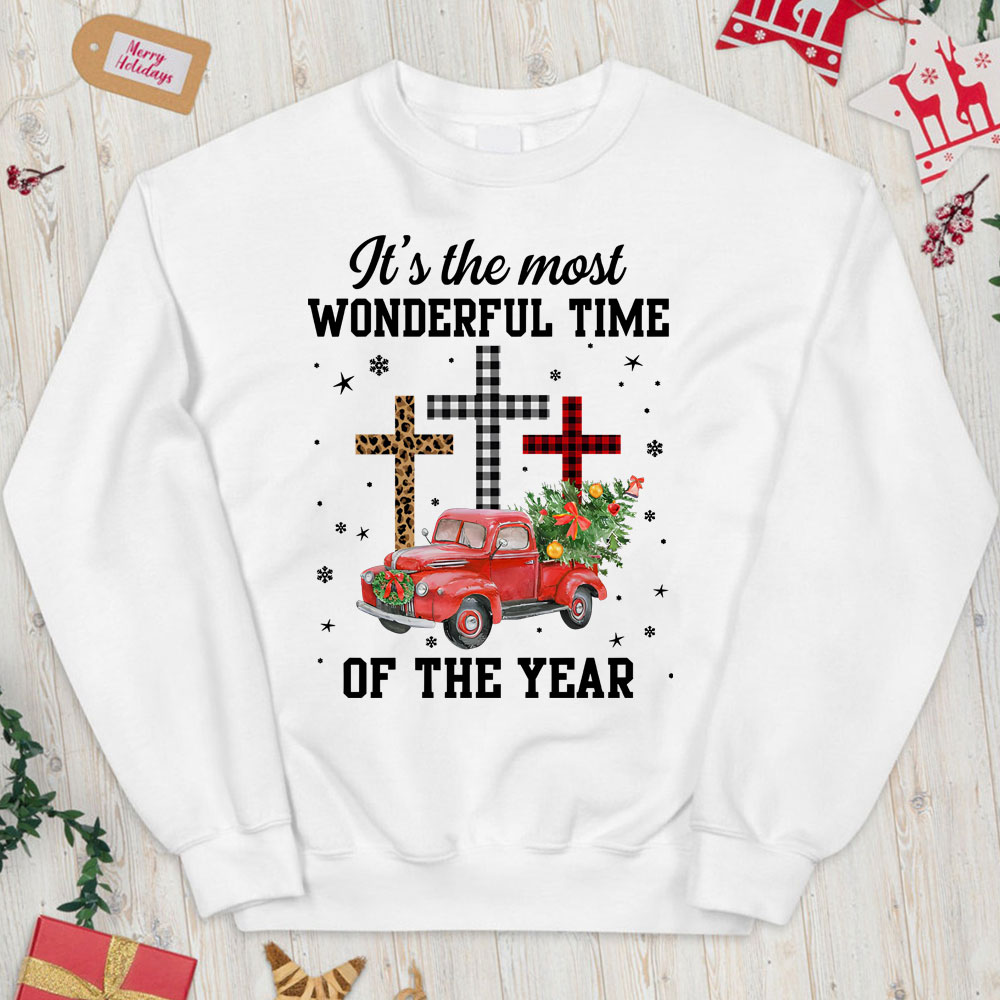 It's the Most Wonderful Time of the Year Christian Christmas Sweatshirt