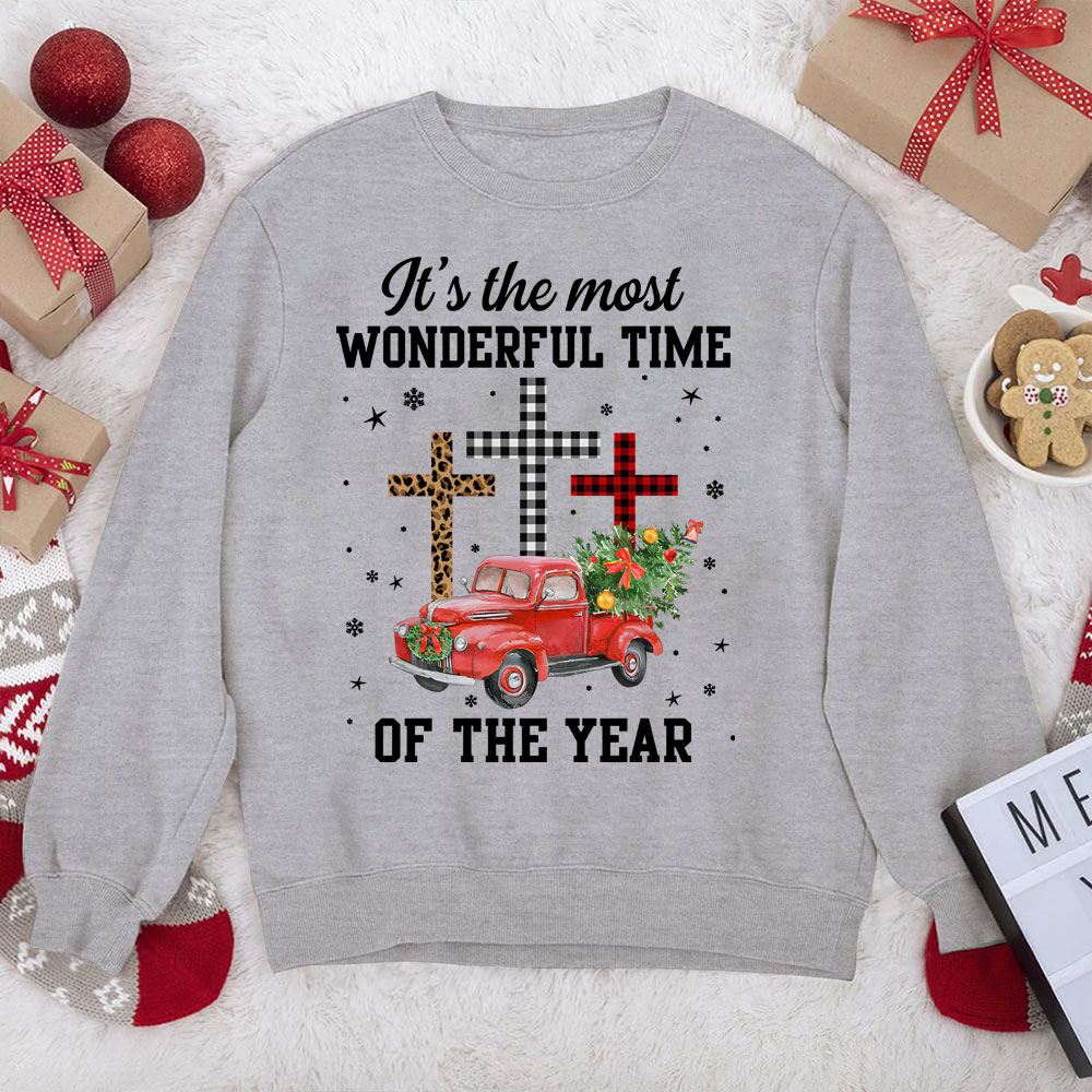 It's the Most Wonderful Time of the Year Christian Christmas Sweatshirt