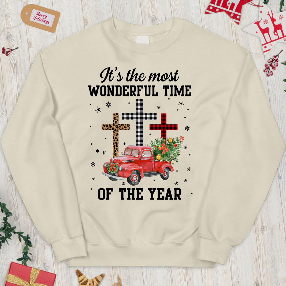 It's the Most Wonderful Time of the Year Christian Christmas Sweatshirt