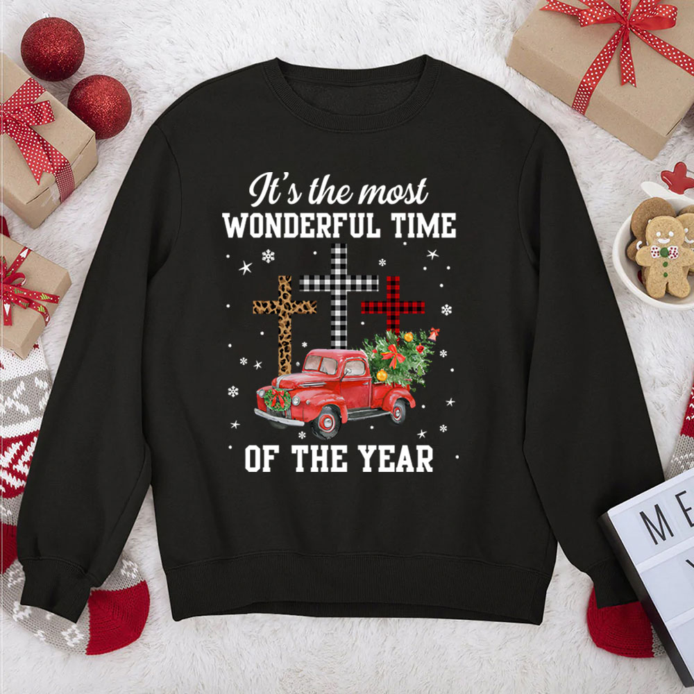 It's the Most Wonderful Time of the Year Christian Christmas Sweatshirt