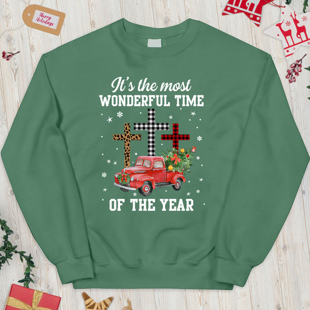 It's the Most Wonderful Time of the Year Christian Christmas Sweatshirt