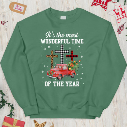 It's the Most Wonderful Time of the Year Christian Christmas Sweatshirt