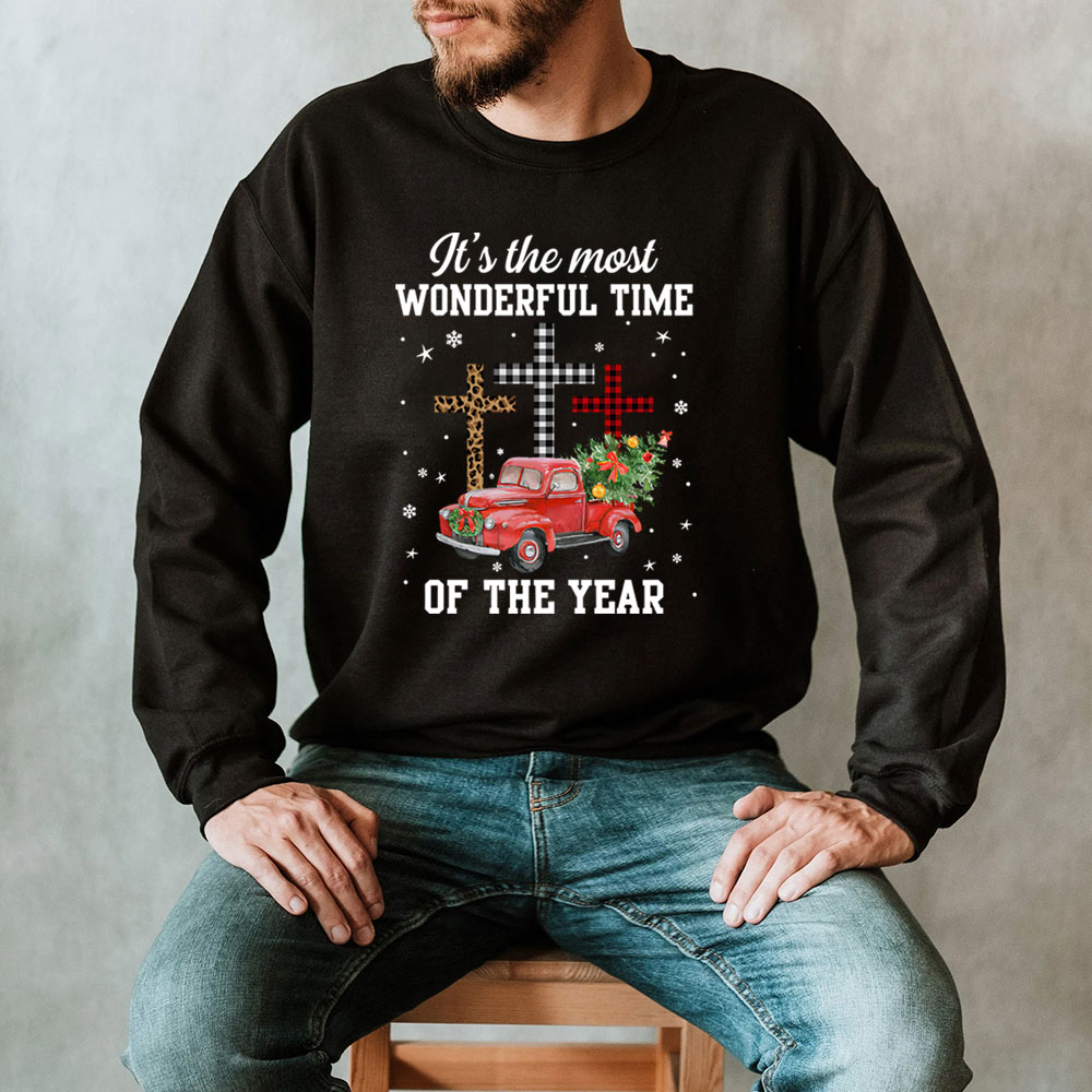 It's the Most Wonderful Time of the Year Christian Christmas Sweatshirt