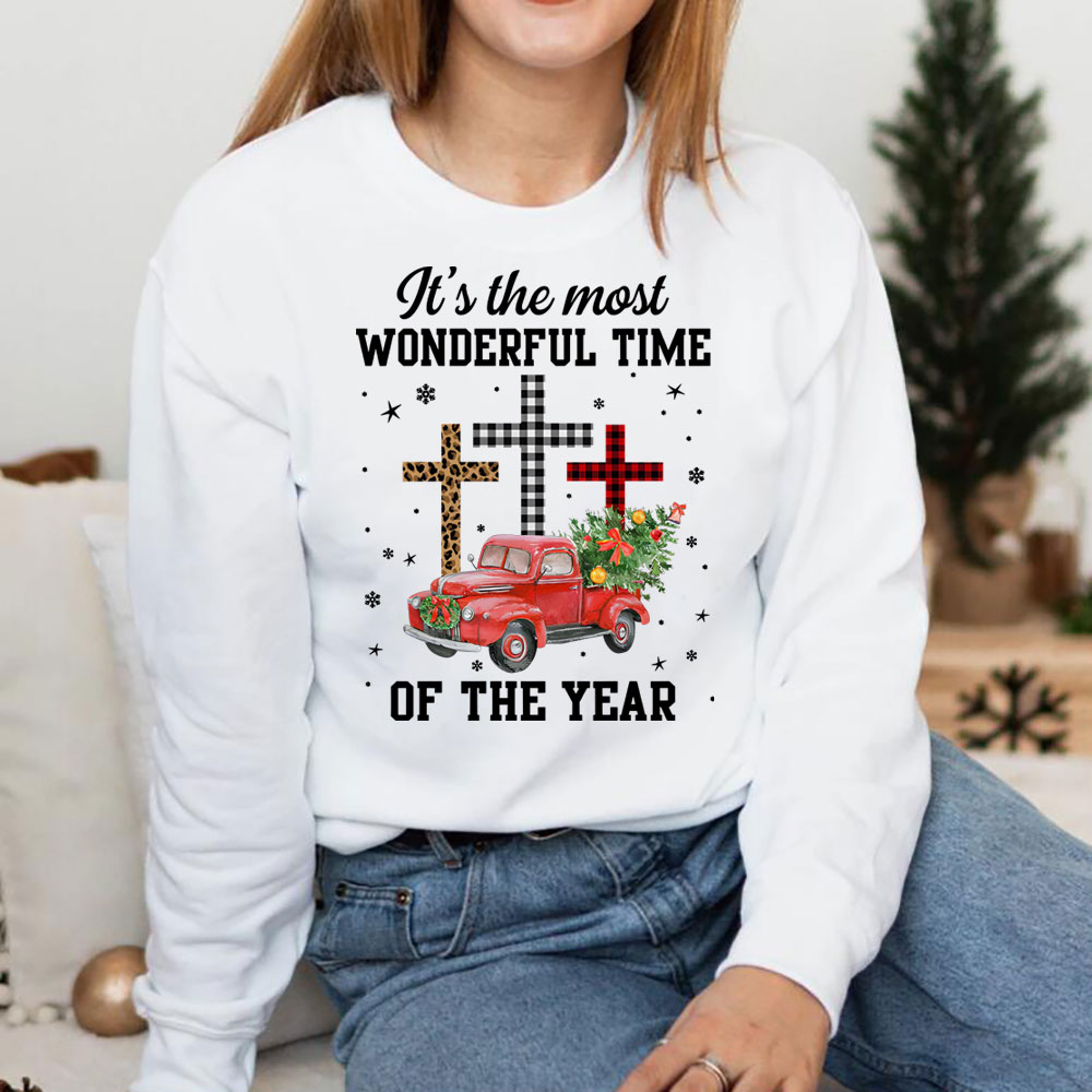 It's the Most Wonderful Time of the Year Christian Christmas Sweatshirt