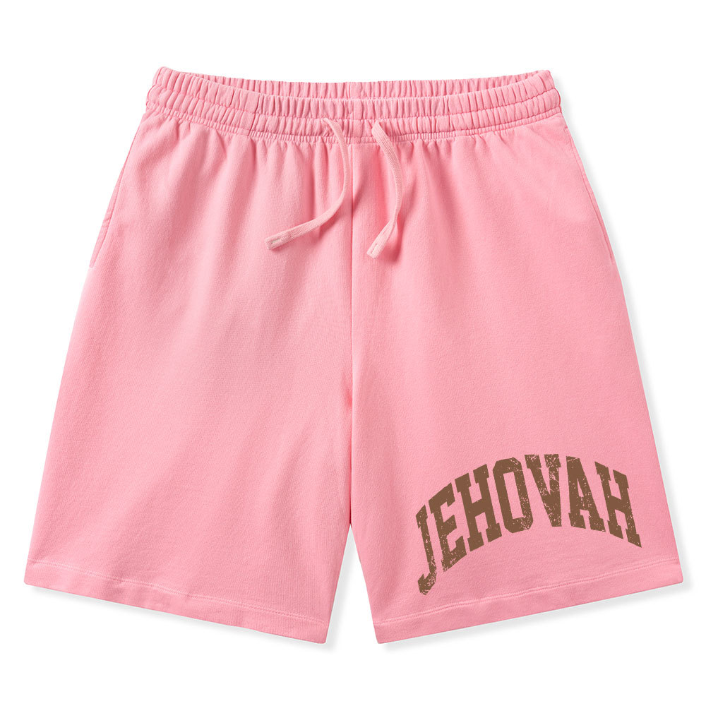 JEHOVAH Christian Washed Shorts