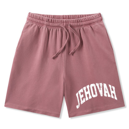 JEHOVAH Christian Washed Shorts
