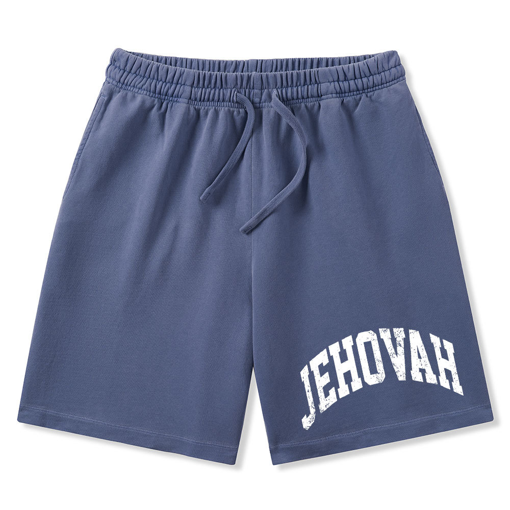 JEHOVAH Christian Washed Shorts