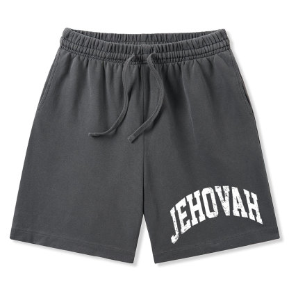JEHOVAH Christian Washed Shorts