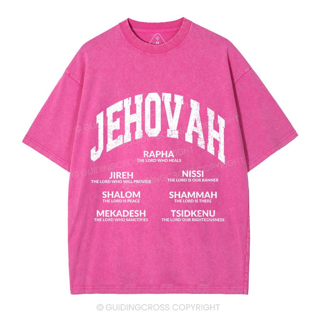 JEHOVAH Christian Washed T-Shirt
