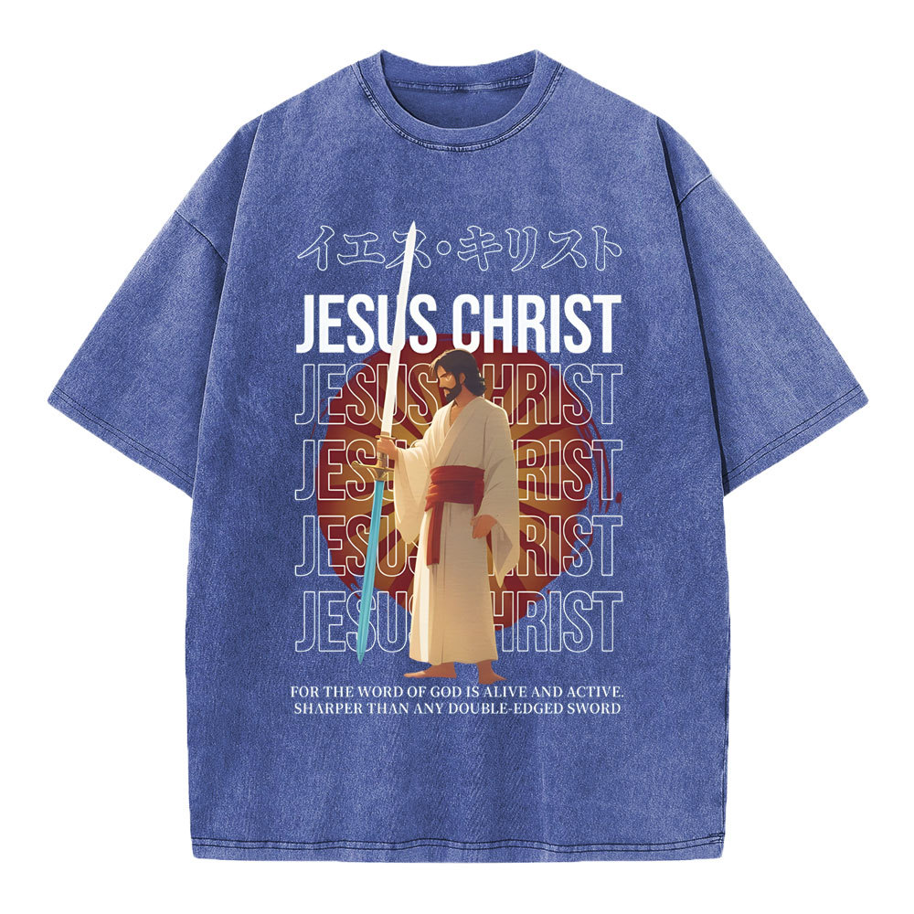 JESUS CHRIST Chirstian Washed T-Shirt