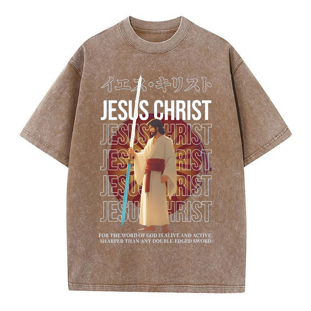 JESUS CHRIST Chirstian Washed T-Shirt