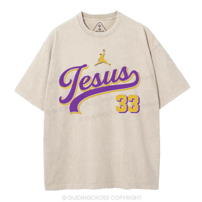 JESUS Christian Washed T-Shirt