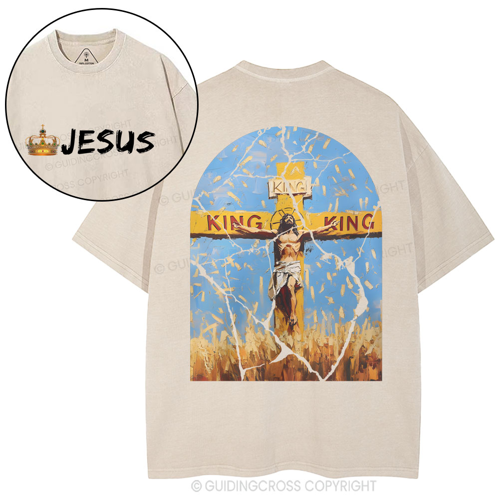 JESUS Christian-Washed-T-Shirt