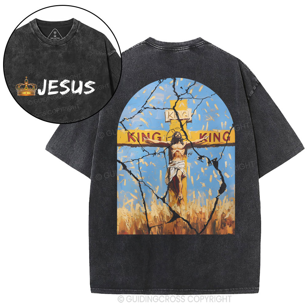 JESUS Christian-Washed-T-Shirt
