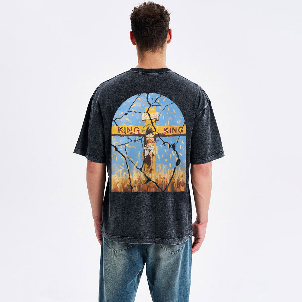 JESUS Christian-Washed-T-Shirt