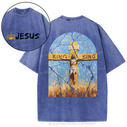 JESUS Christian-Washed-T-Shirt