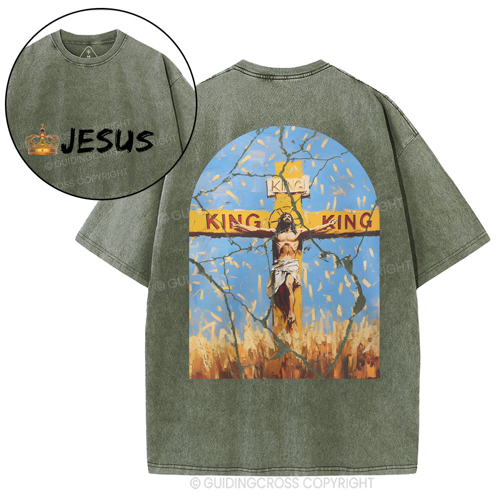 JESUS Christian-Washed-T-Shirt