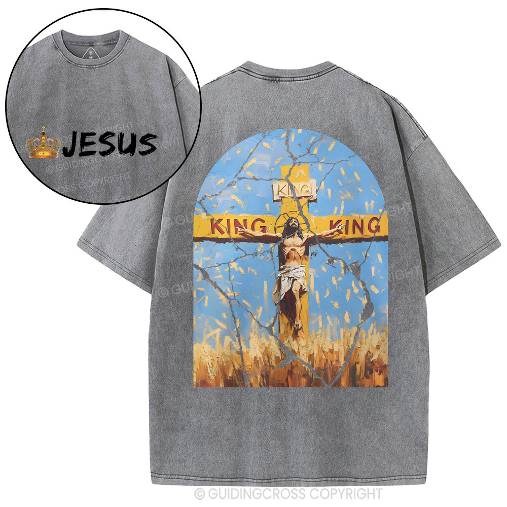 JESUS Christian-Washed-T-Shirt