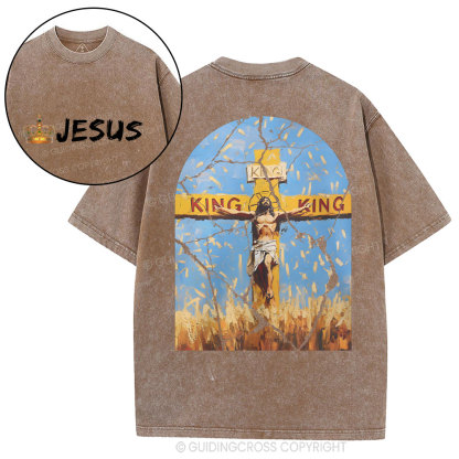 JESUS Christian-Washed-T-Shirt