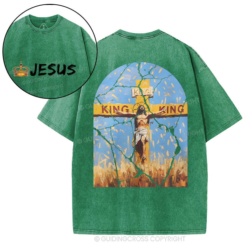 JESUS Christian-Washed-T-Shirt