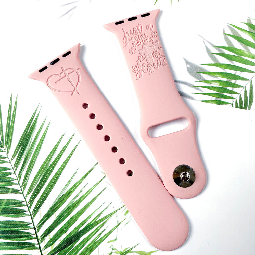 Just A Girl Who Loves Jesus Watch Band