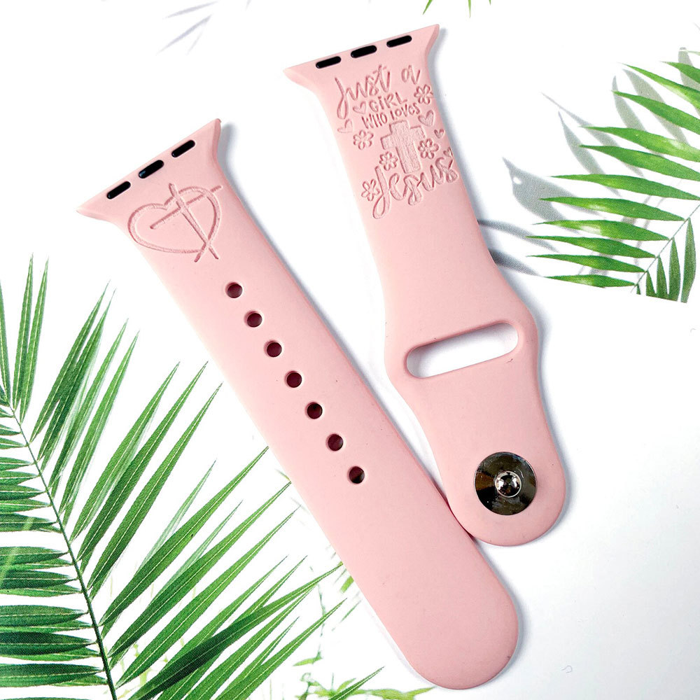 Just A Girl Who Loves Jesus Watch Band
