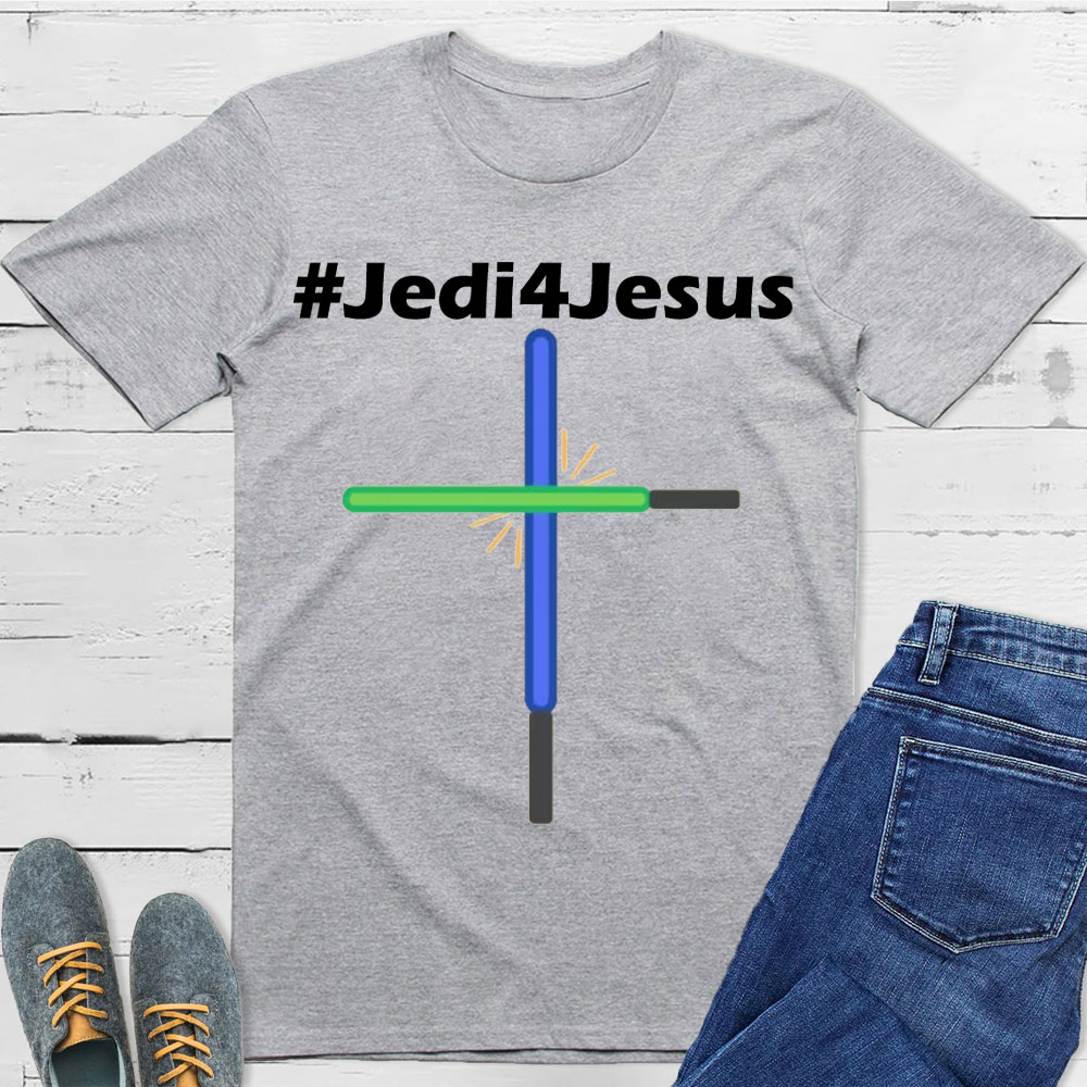 Jedi For Jesus Christian T shirt