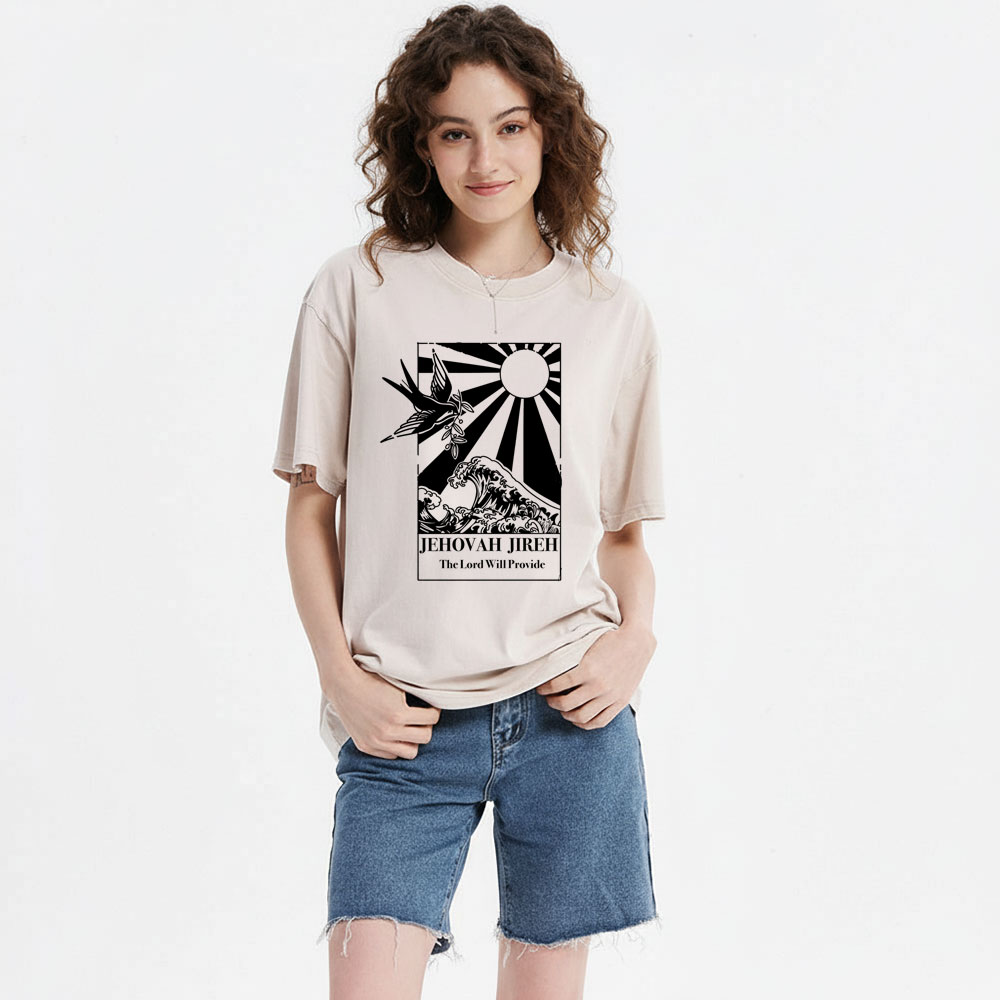 Jehovah Jireh Christian Washed T-Shirt