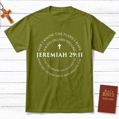 Jeremiah 29:11 Christian T-Shirt