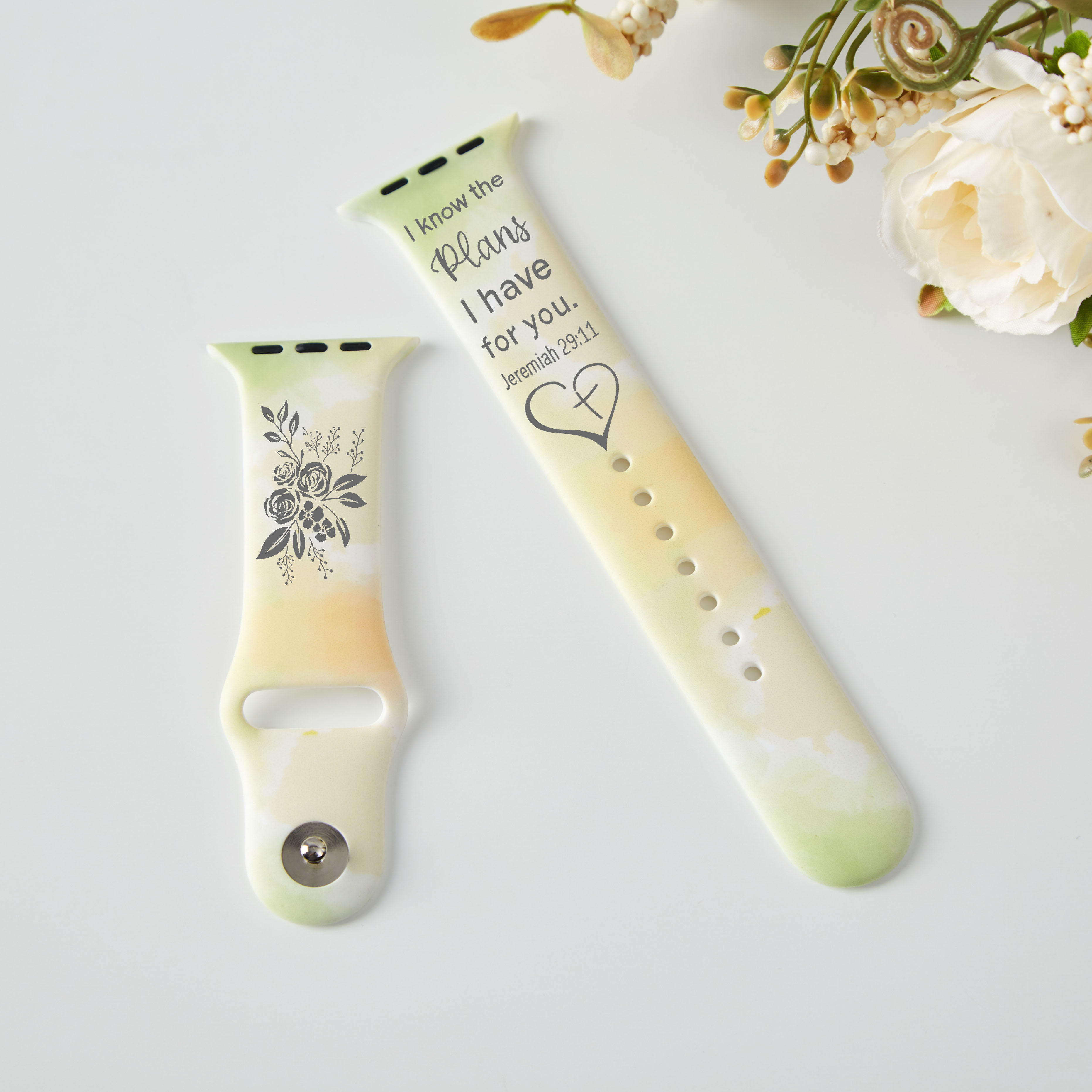 Jeremiah 29:11 I Know The Plans I Have For You Christian Print Watch Band