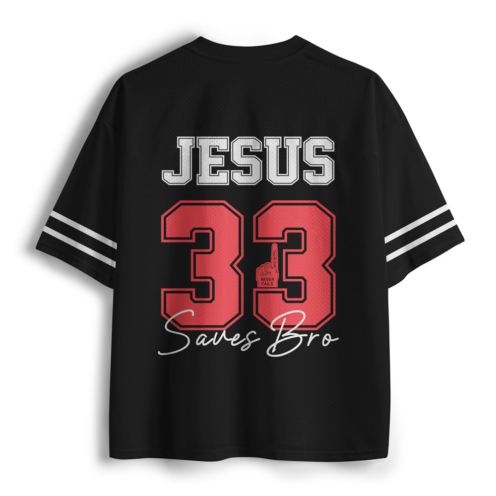 Jesus 33 Christian Mesh Jersey