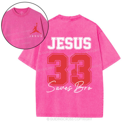 Jesus 33 Christian Washed T-Shirt