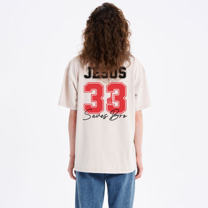 Jesus 33 Christian Washed T-Shirt